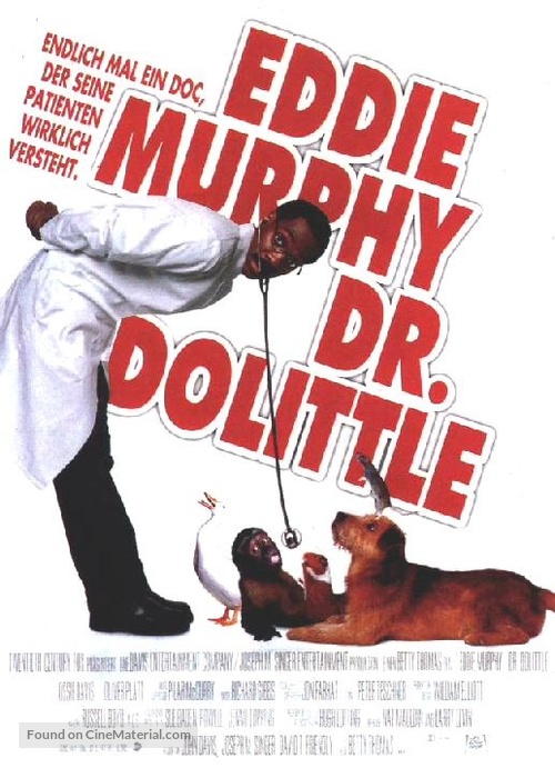 Doctor Dolittle - German Movie Poster