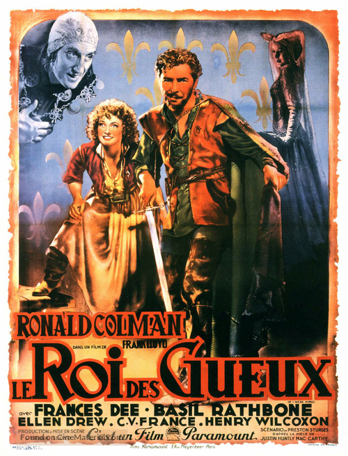 If I Were King - French Movie Poster