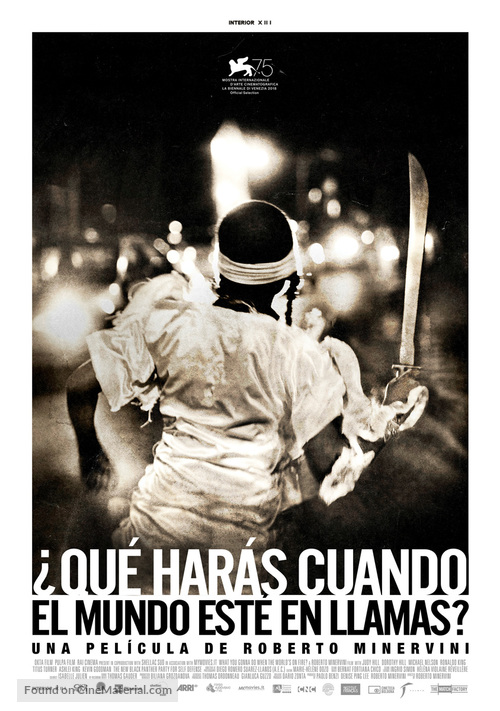 What You Gonna Do When the World&#039;s on Fire? - Mexican Movie Poster