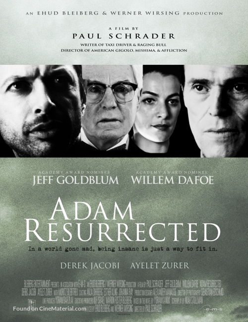 Adam Resurrected - British Movie Poster