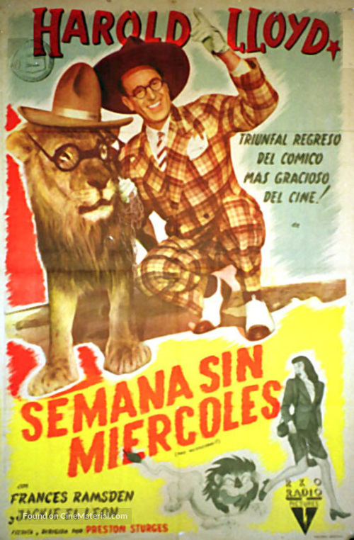 The Sin of Harold Diddlebock - Argentinian Movie Poster