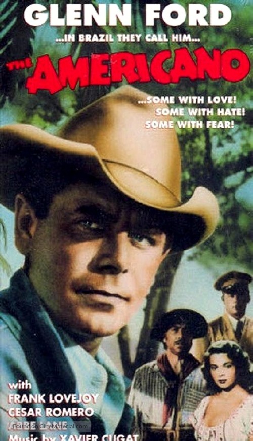 The Americano - VHS movie cover
