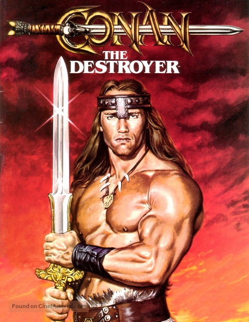 Conan The Destroyer - Blu-Ray movie cover
