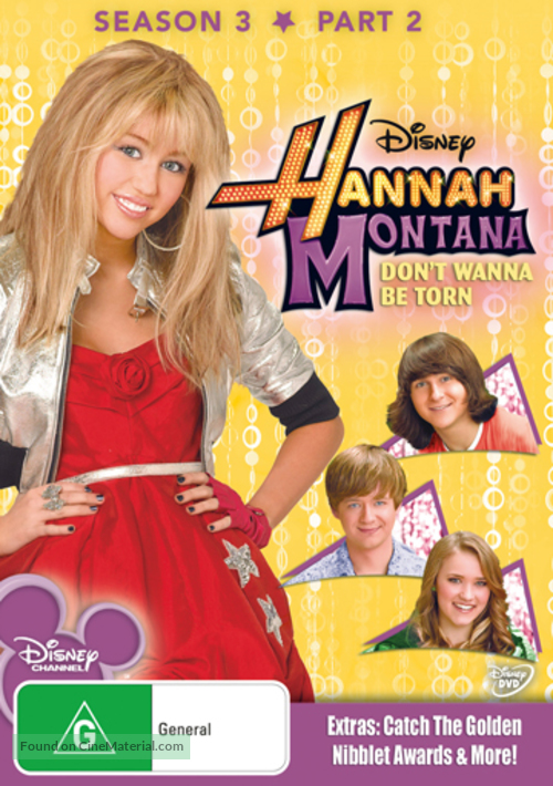 &quot;Hannah Montana&quot; - Australian DVD movie cover