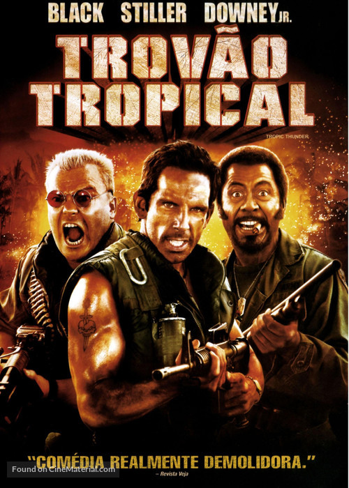 Tropic Thunder - Brazilian Movie Cover