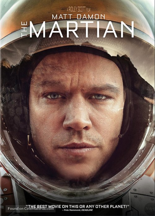 The Martian - DVD movie cover