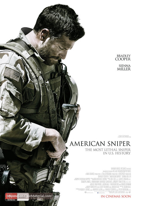 American Sniper - Australian Movie Poster