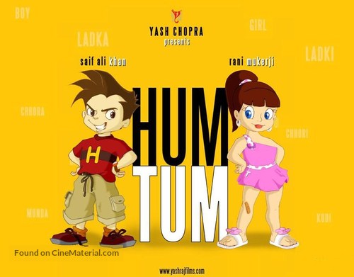 Hum Tum - Indian Movie Poster