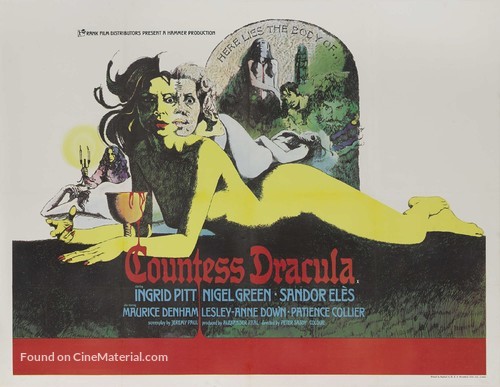 Countess Dracula - British Movie Poster