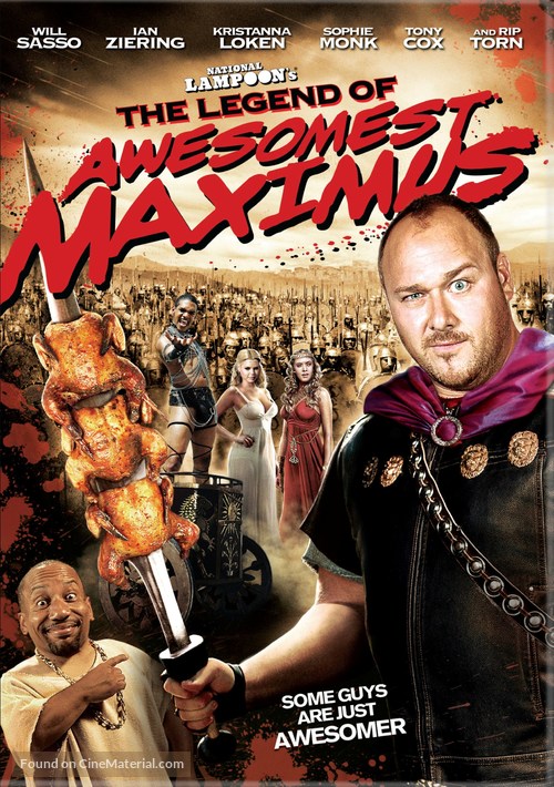 The Legend of Awesomest Maximus - Canadian DVD movie cover