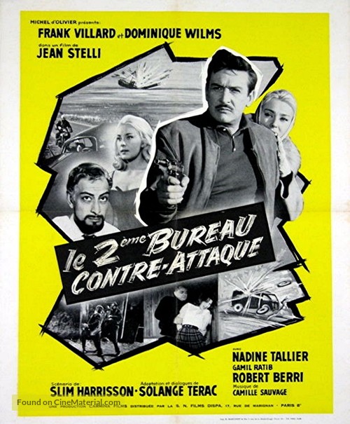 Deuxi&egrave;me bureau contre terroristes - French Movie Poster