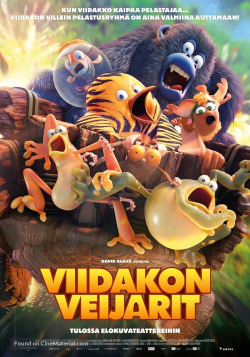 Les As de la Jungle - Finnish Movie Poster