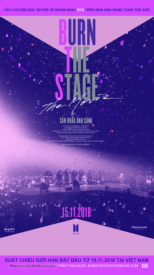 Burn the Stage: The Movie - Vietnamese Movie Poster