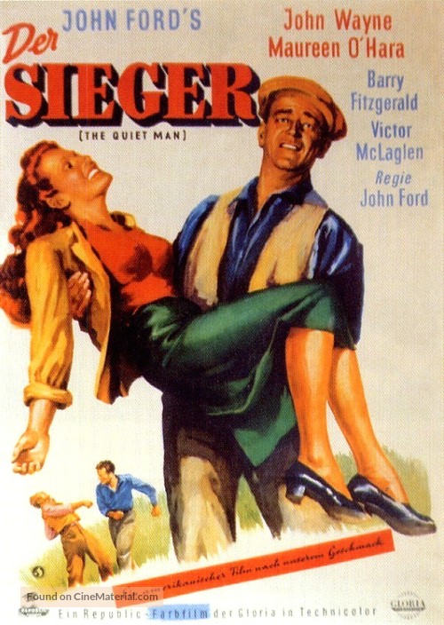 The Quiet Man - German Movie Poster