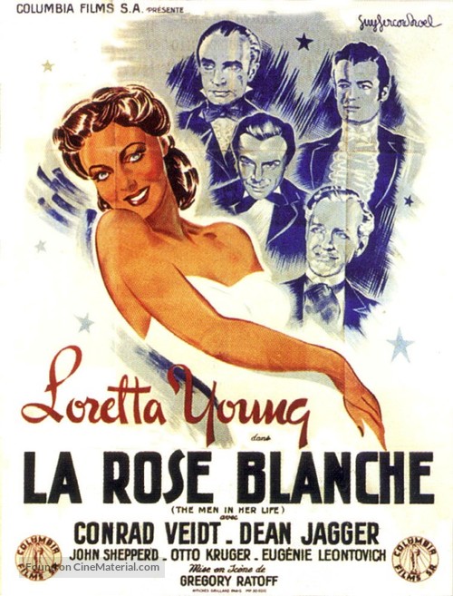 The Men in Her Life - French Movie Poster