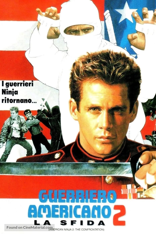 American Ninja 2: The Confrontation - Italian Movie Poster