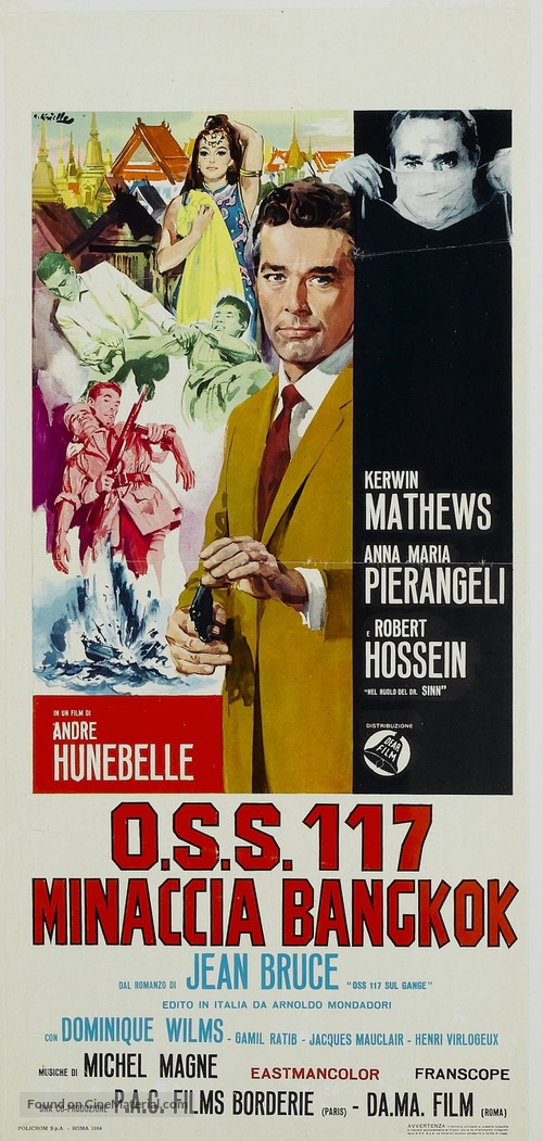 Banco &agrave; Bangkok pour OSS 117 - Italian Movie Poster
