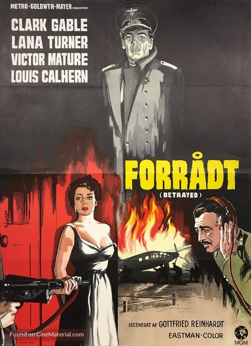 Betrayed - Danish Movie Poster
