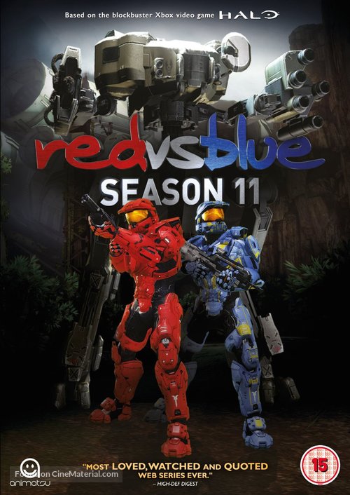 &quot;Red vs. Blue: The Blood Gulch Chronicles&quot; - British DVD movie cover