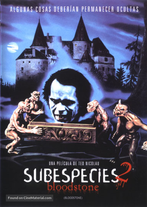 Bloodstone: Subspecies II - Mexican DVD movie cover