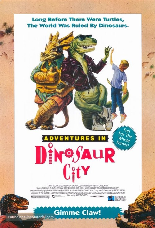 Adventures in Dinosaur City - Movie Poster