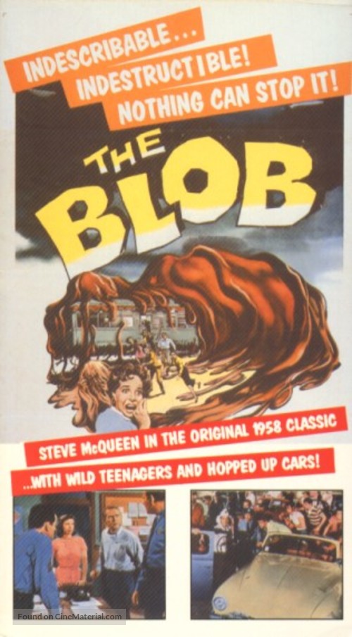 The Blob - VHS movie cover