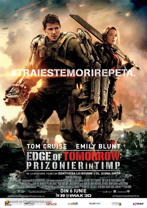 Edge of Tomorrow - Romanian Movie Poster
