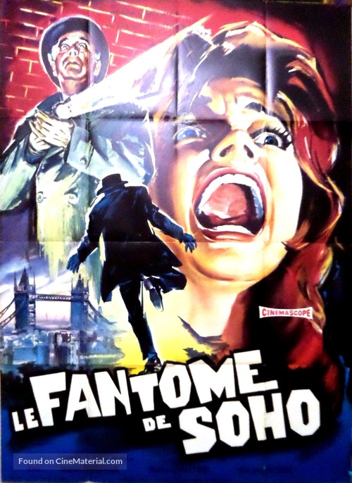 Das Phantom von Soho - French Movie Poster