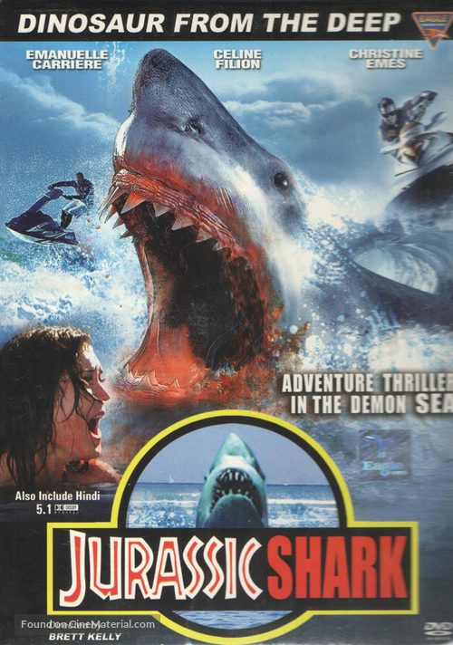 Jurassic Shark - Indian DVD movie cover