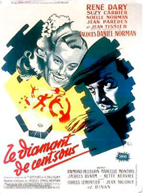 Le diamant de cent sous - French Movie Poster