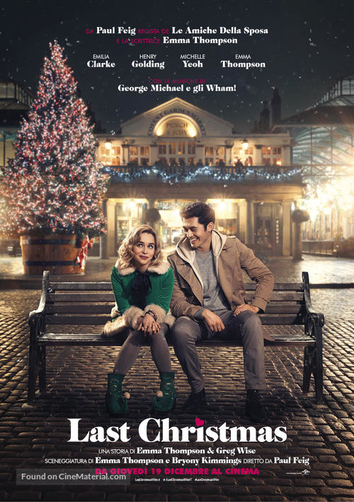 Last Christmas - Italian Movie Poster
