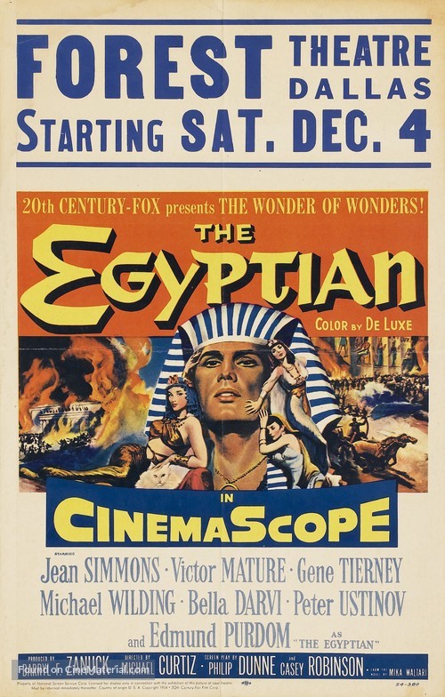 The Egyptian - Movie Poster