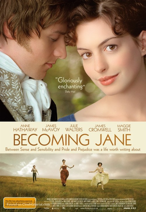 Becoming Jane - Australian Movie Poster