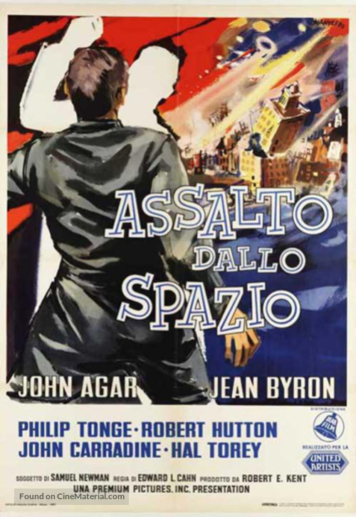 Invisible Invaders - Italian Movie Poster
