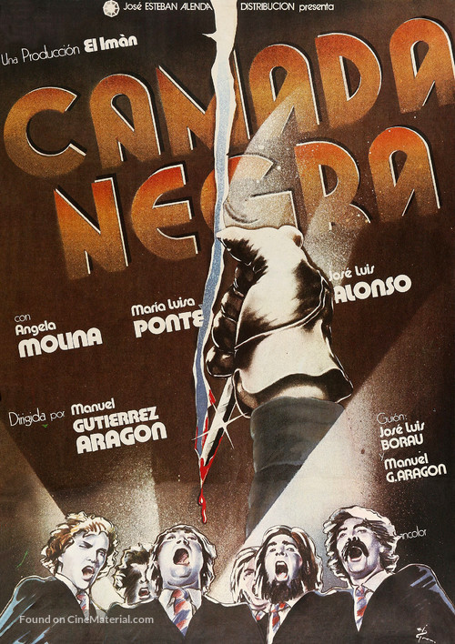 Camada negra - Spanish Movie Poster