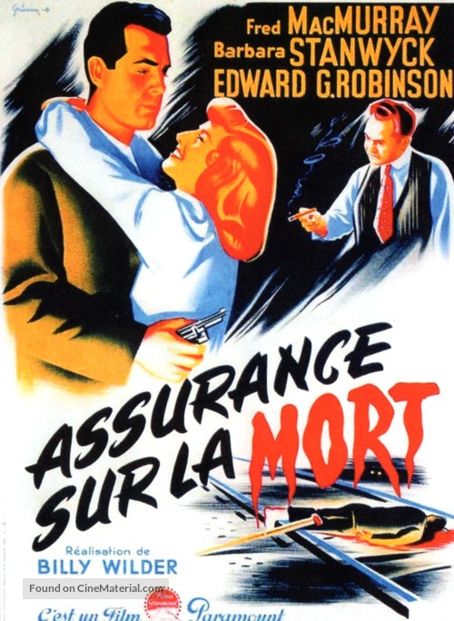 Double Indemnity - French Movie Poster