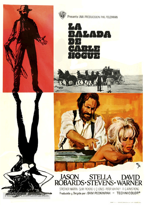 The Ballad of Cable Hogue - Spanish Movie Poster