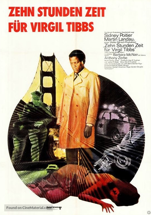 They Call Me MISTER Tibbs! - German Movie Poster