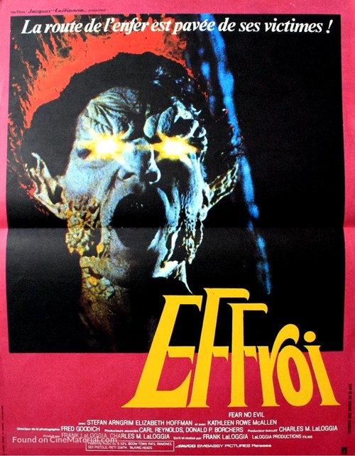 Fear No Evil - French Movie Poster