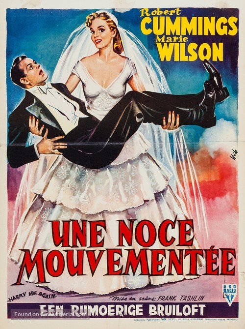 Marry Me Again - Belgian Movie Poster