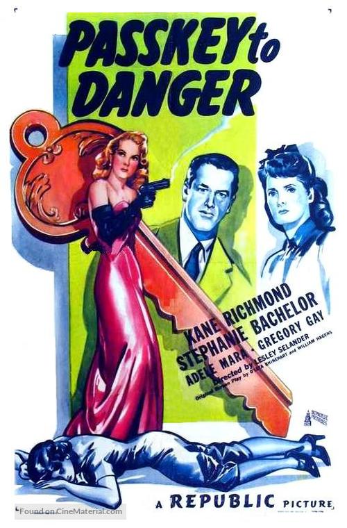 Passkey to Danger - Movie Poster