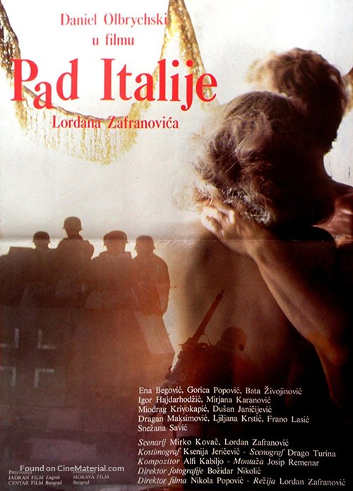 Pad Italije - Yugoslav Movie Poster