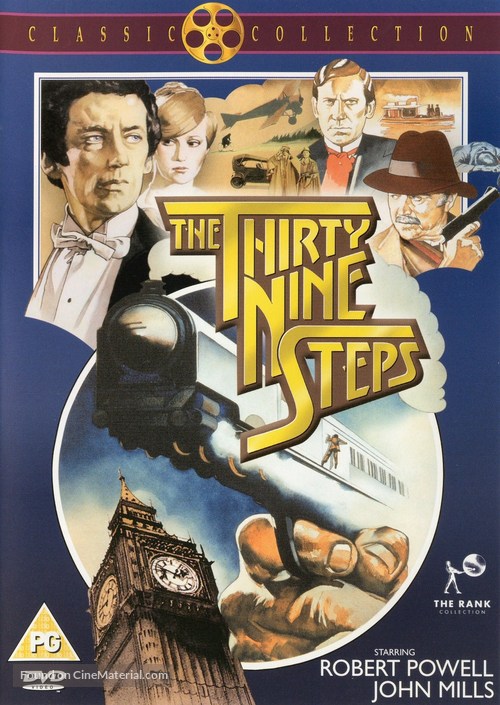 The Thirty Nine Steps - British DVD movie cover