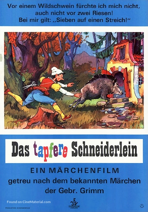 Das Tapfere Schneiderlein - German Movie Poster