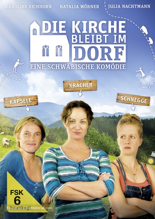 Die Kirche bleibt im Dorf - German DVD movie cover