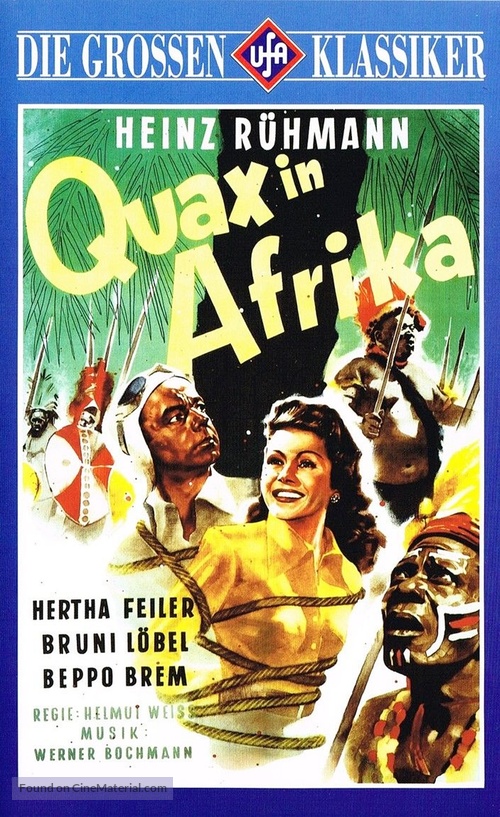 Quax in Afrika - German VHS movie cover