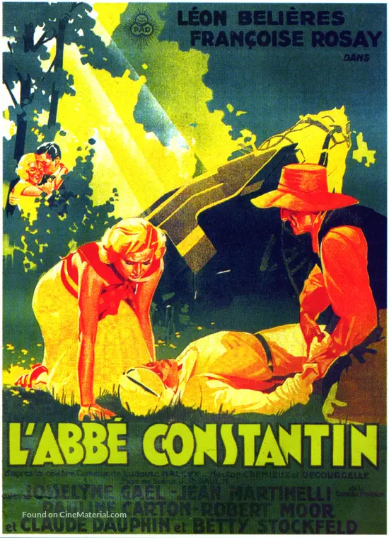 L&#039;abb&eacute; Constantin - French Movie Poster