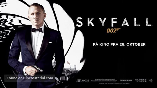 Skyfall - Norwegian Movie Poster