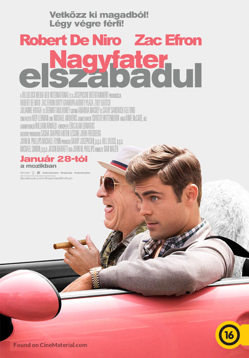 Dirty Grandpa - Hungarian Movie Poster