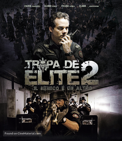 Tropa de Elite 2 - O Inimigo Agora &Eacute; Outro - Italian Movie Cover